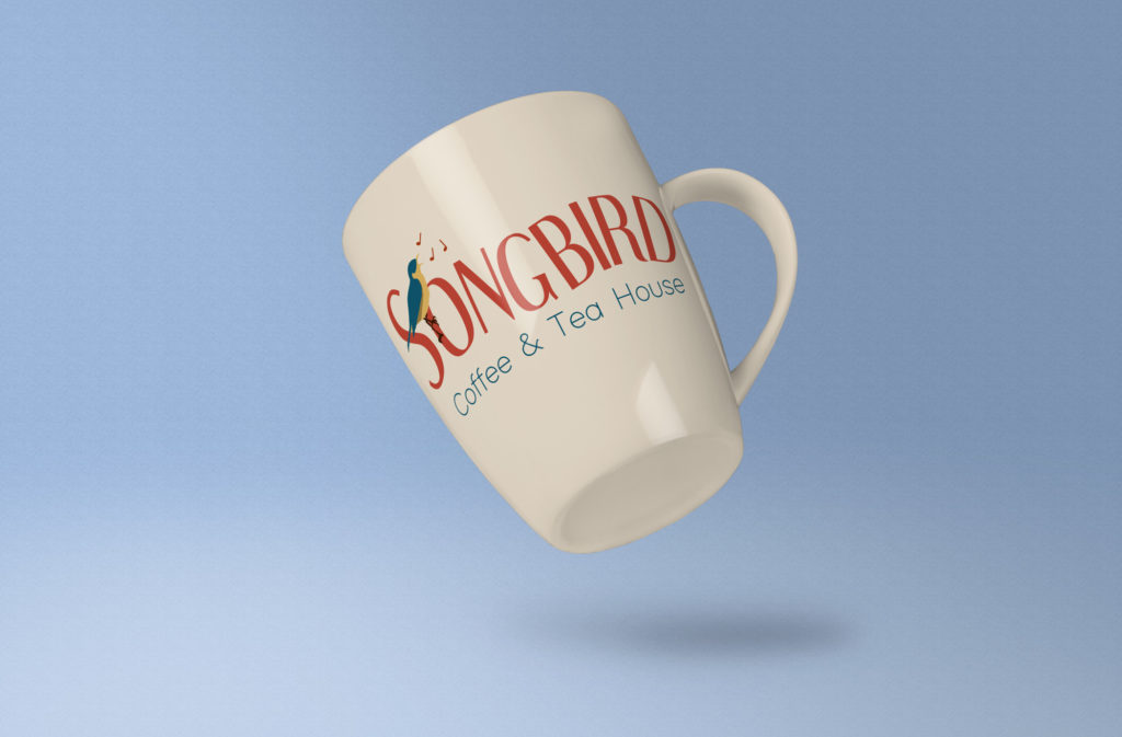 Songbird Coffee & Tea House Redesign mug