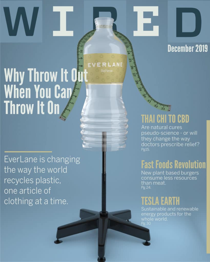 3D Wired Magazine Cover
