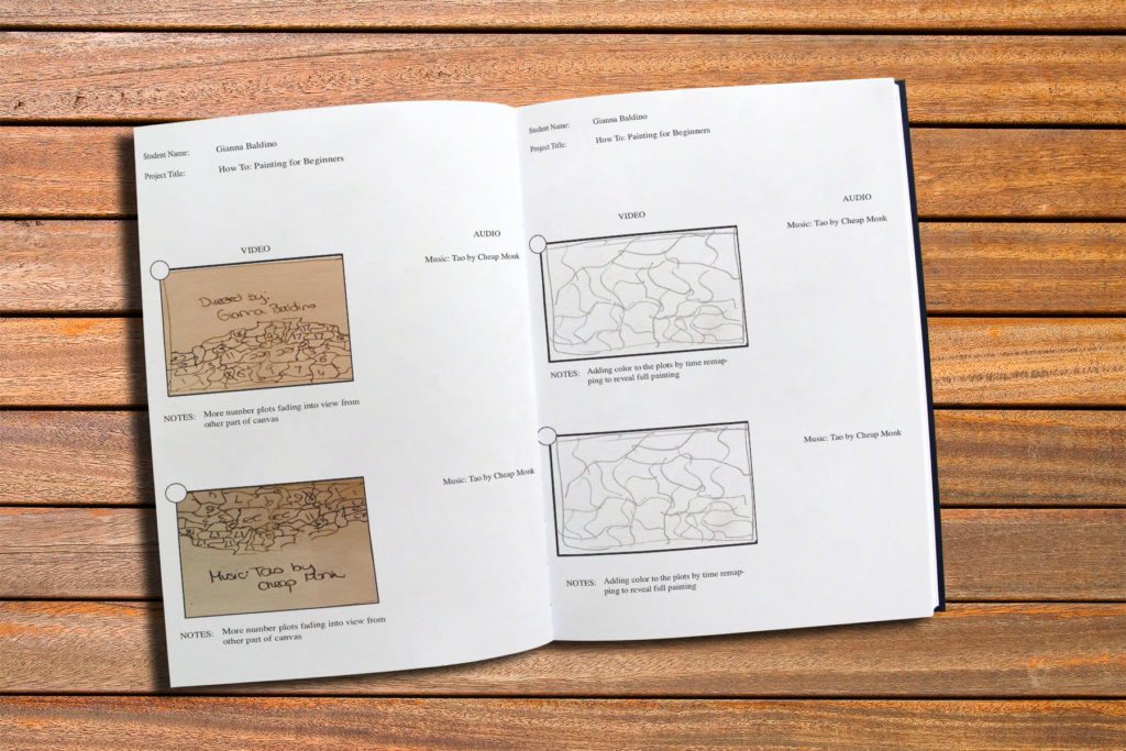 Paint By Number Animation Storyboard