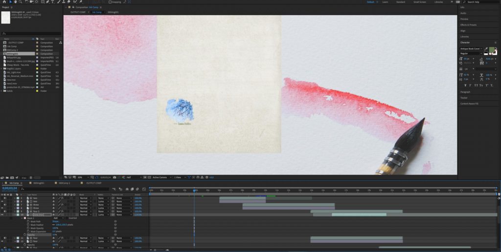 Paint By Number Editing in After Effects