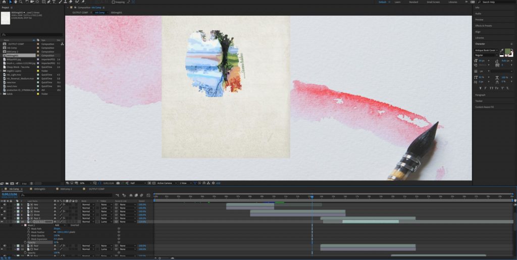 Paint By Number Editing in After Effects