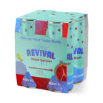 Revival Hard Seltzer Blueberry Pomegranate Packaging