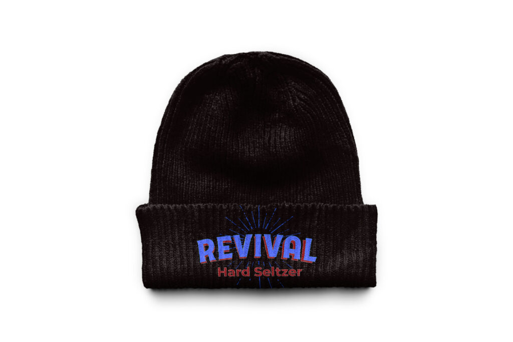 Revival Hard Seltzer Blueberry Beanie